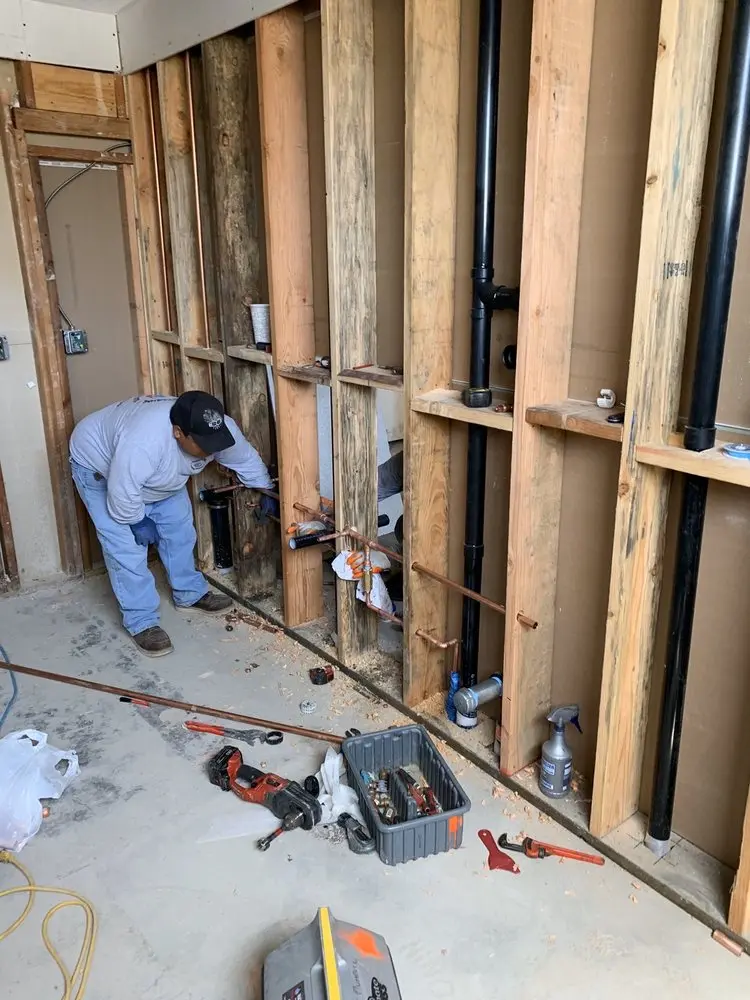 Commercial rough-in plumbing for Gas Line Repair in Frenchton Place